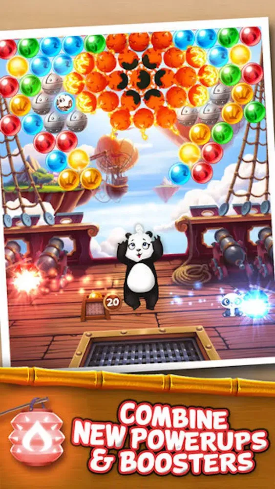 Bubble Shooter - rescue the panda स्क्रीनशॉट