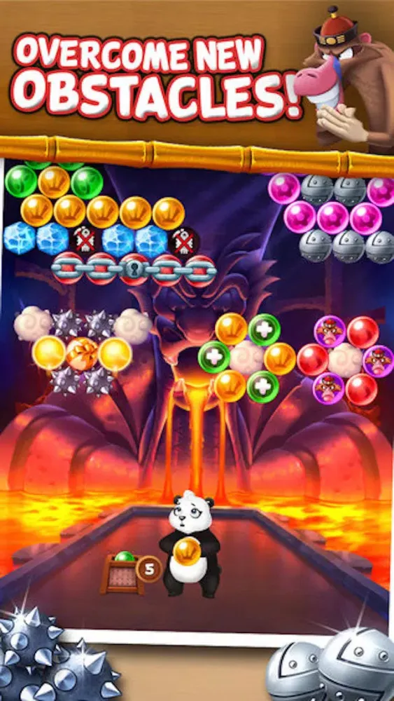 Bubble Shooter - rescue the panda स्क्रीनशॉट