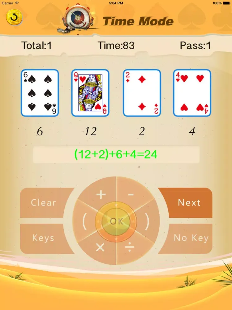 صور 24 Game: 52 Card Deck iPad 