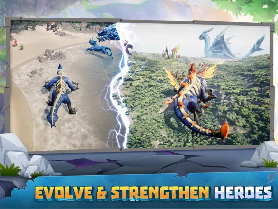 Tangkapan skrin Summon Dragons iPad 
