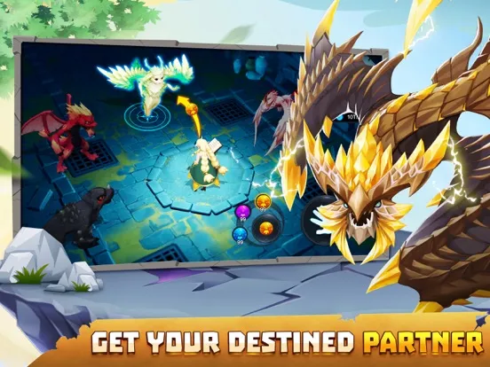 Tangkapan skrin Summon Dragons iPad 