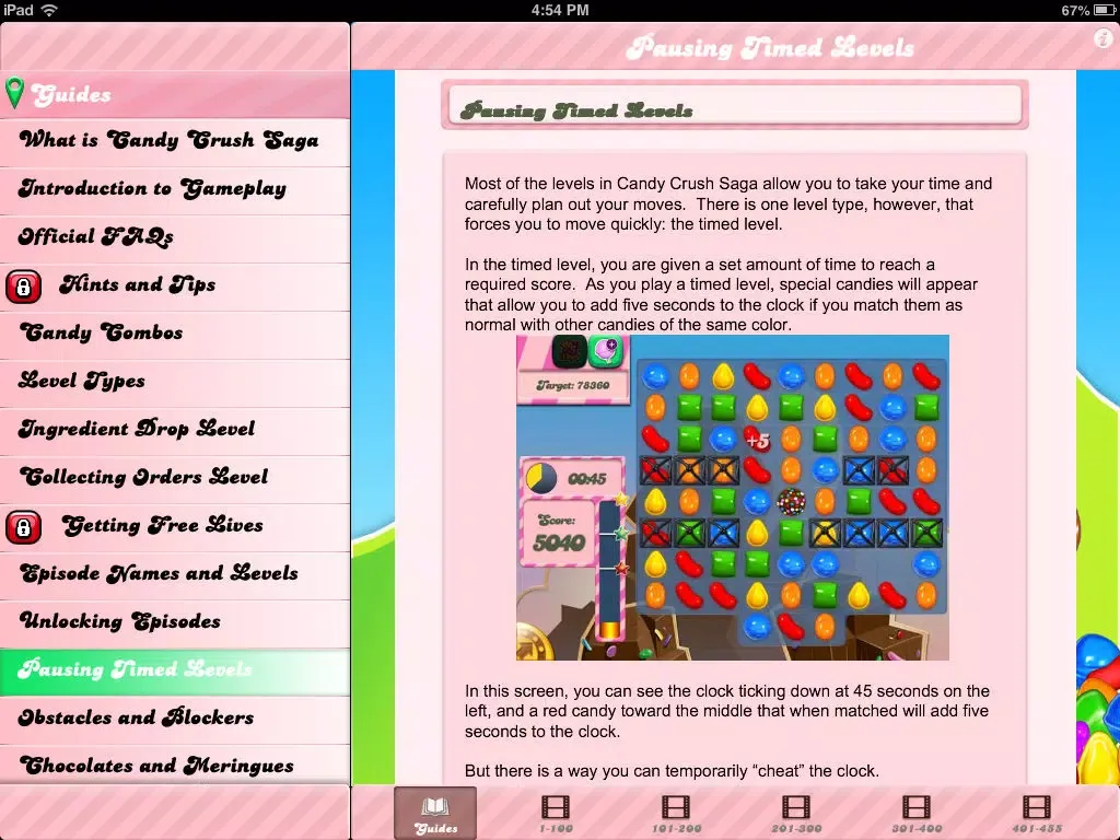 Strategy Guide for Candy Crush Saga iPad  স্ক্রিনশট