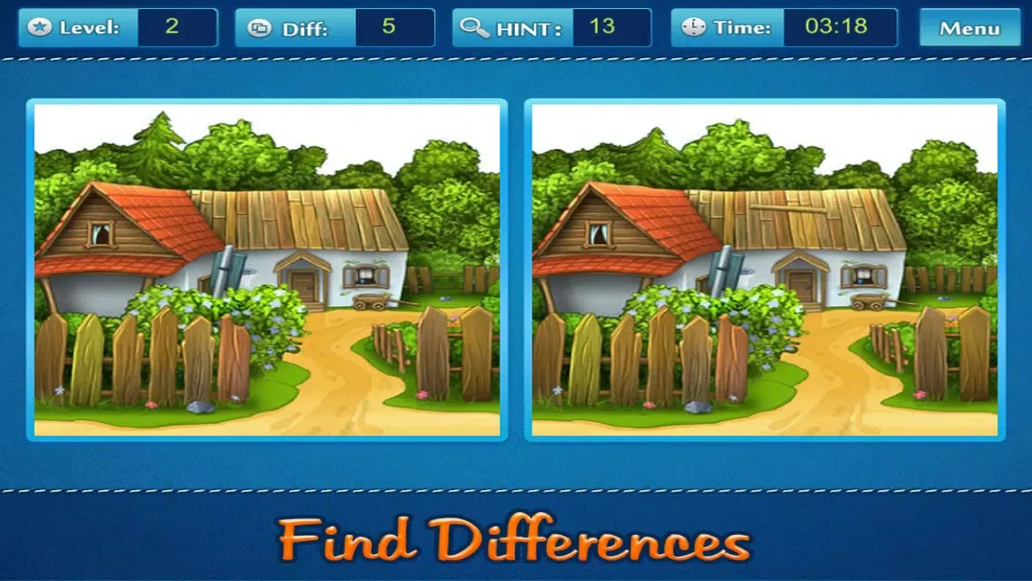 Captures d'écran de Find Five Differences
