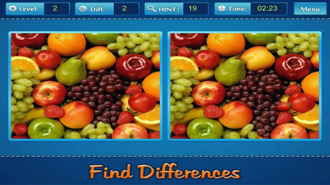 Captures d'écran de Find Five Differences