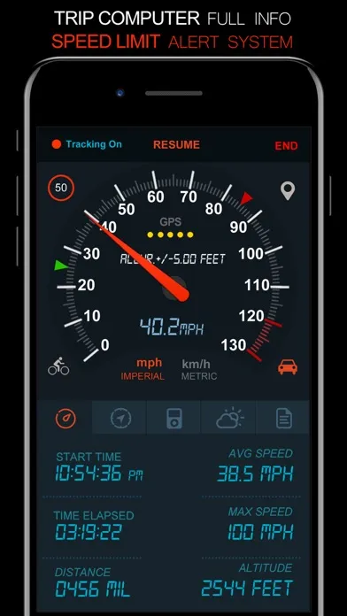 Speedometer GPS - TM 2 Screenshots