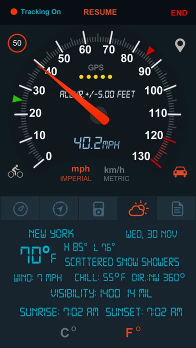 Speedometer GPS - TM 2 Screenshots