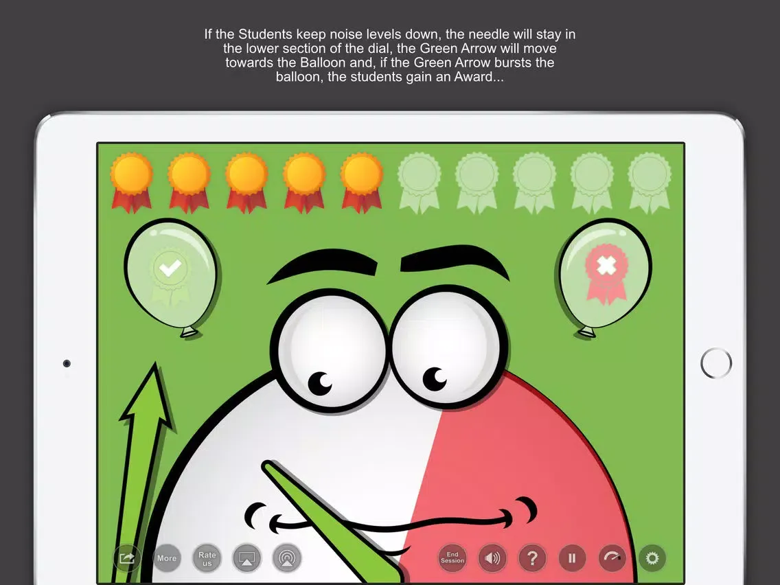 Ảnh chụp màn hình của Noisy? Pro iPad 