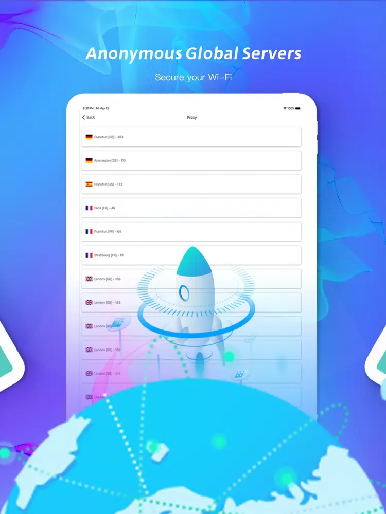 Safe VPN - VPN Proxy Master iPad 應用截圖