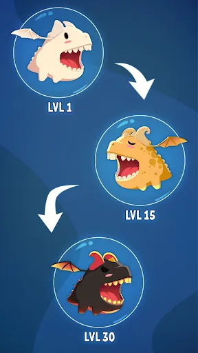 Capturas de pantalla de Dragon Wars io: Merge Dragons