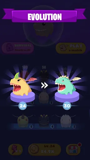 Capturas de pantalla de Dragon Wars io: Merge Dragons