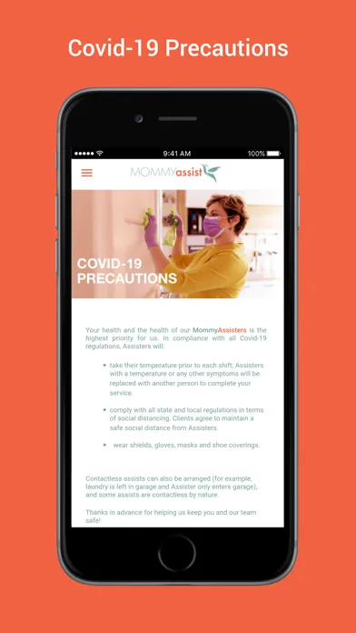 Capturas de pantalla de MommyAssist