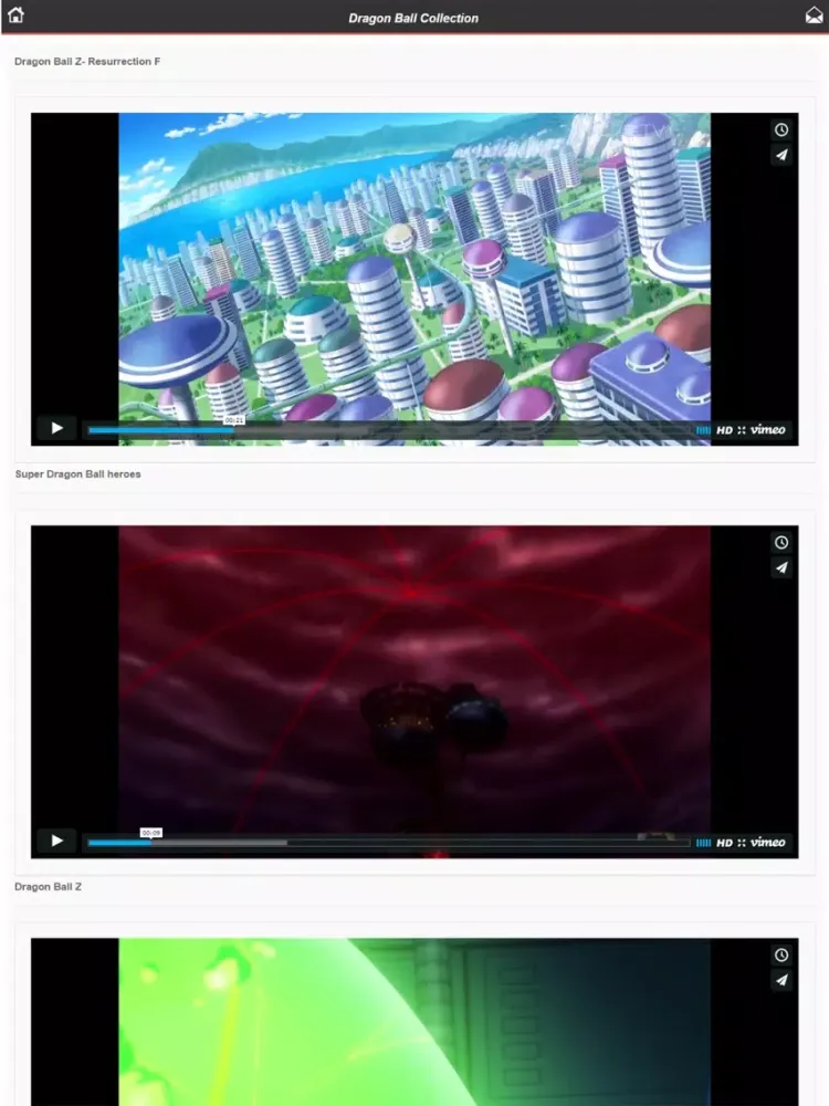 dragon ball full collection edition iPad 应用截图