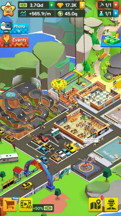 Mountain Bike Park-Tycoon Game Screenshots