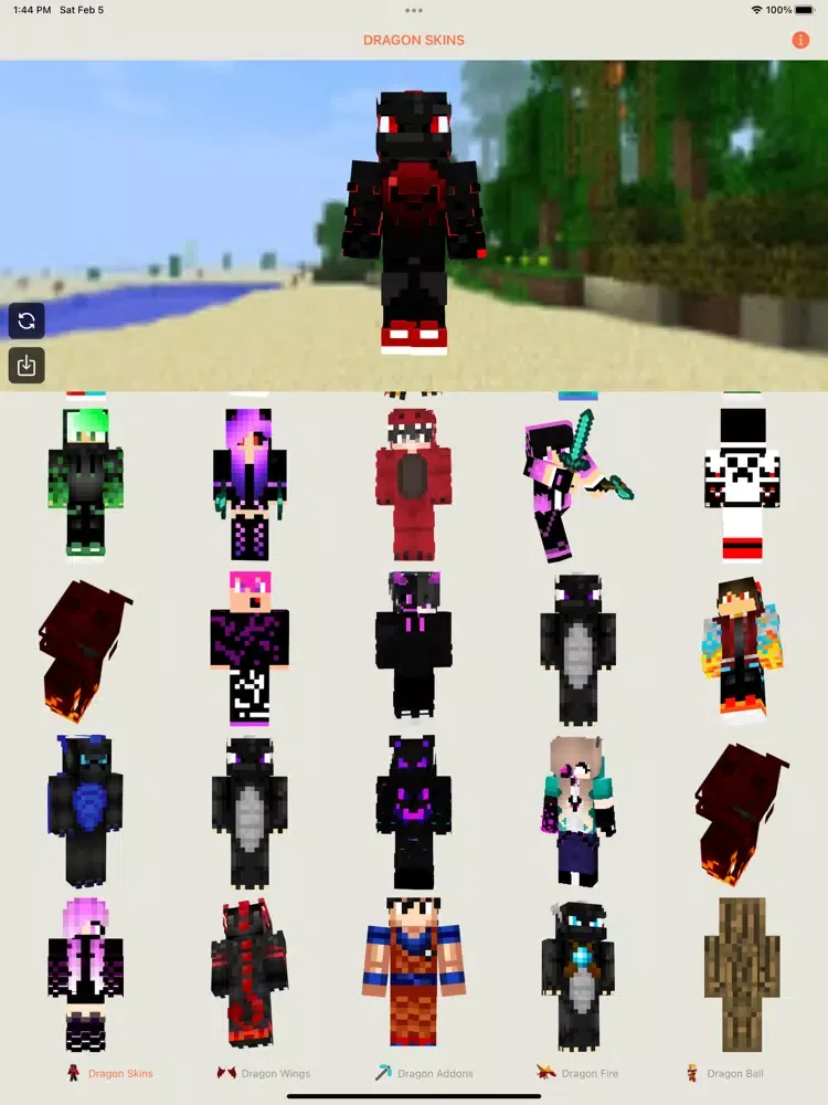 Tangkapan layar HERO DRAGON WING FOR MINECRAFT iPad 