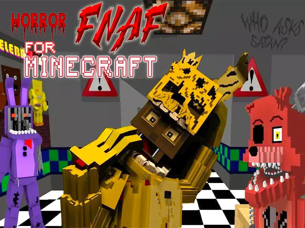 Скриншоты FNAF HORROR FOR MINECRAFT MCPE iPad 
