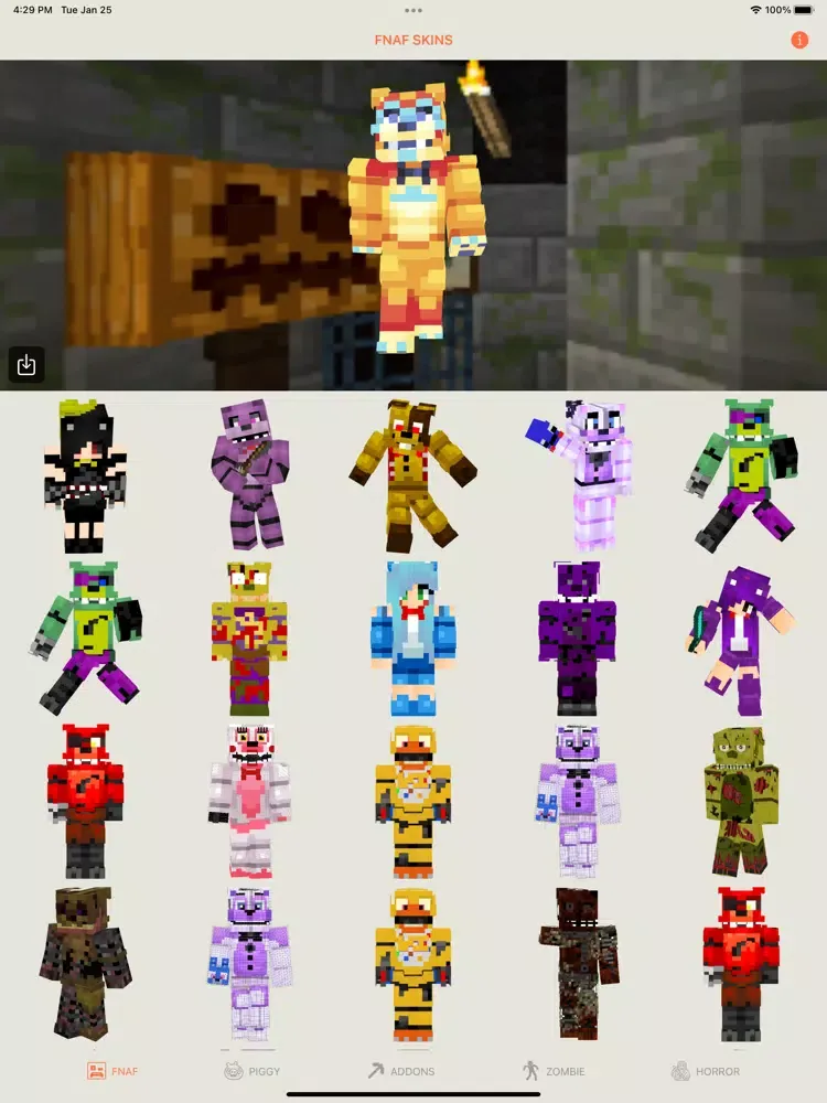 Скриншоты FNAF HORROR FOR MINECRAFT MCPE iPad 