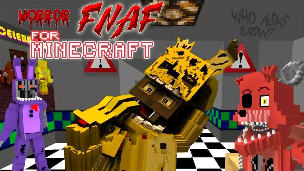 Скриншоты FNAF HORROR FOR MINECRAFT MCPE