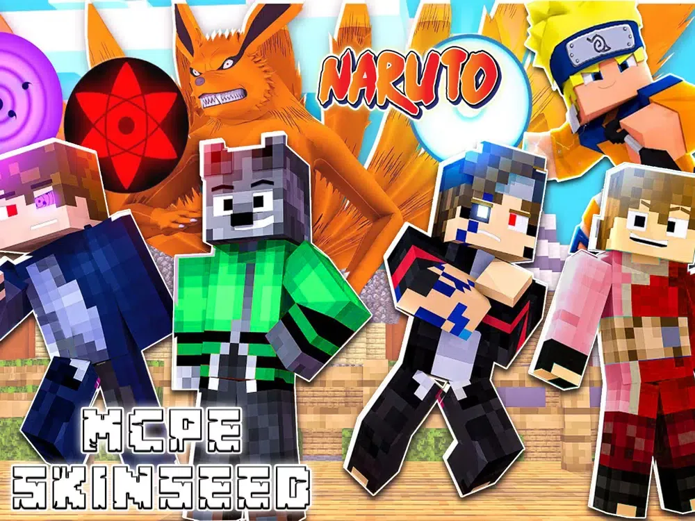Tangkapan skrin NARUTO SKINSEED FOR MINECRAFT iPad 