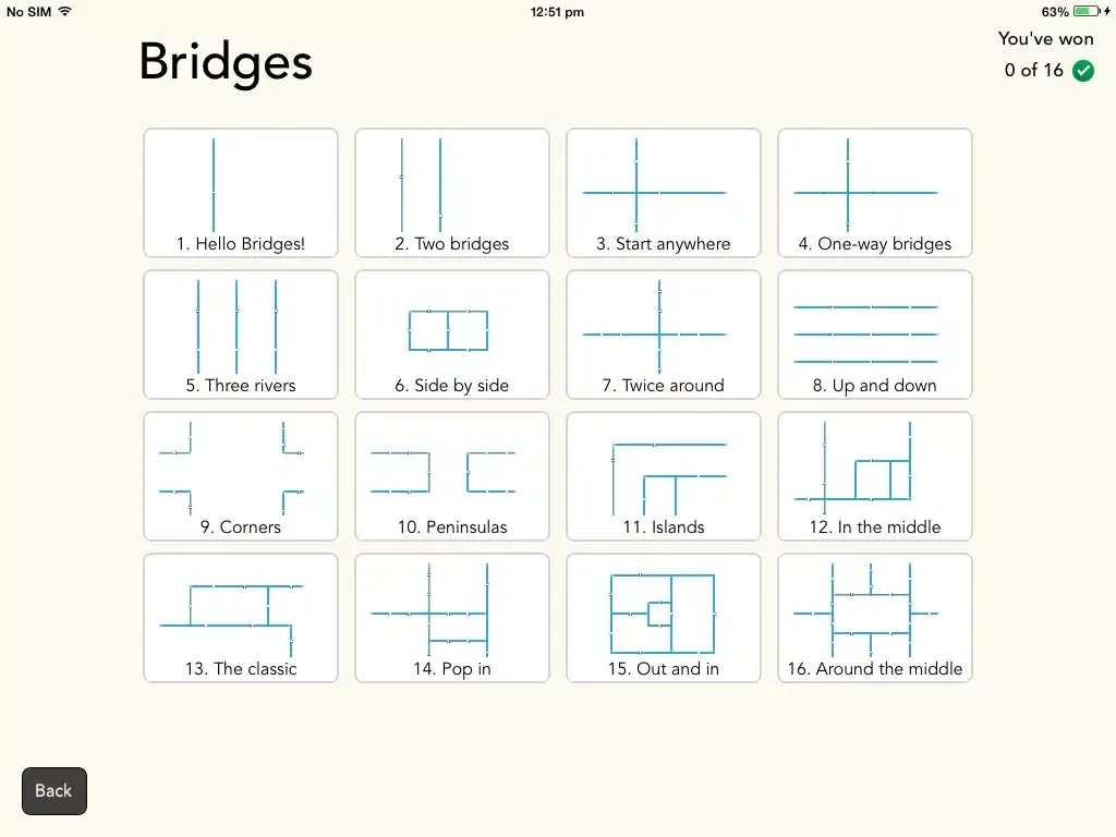 Capturas de pantalla de Cross the Bridge HD iPad 