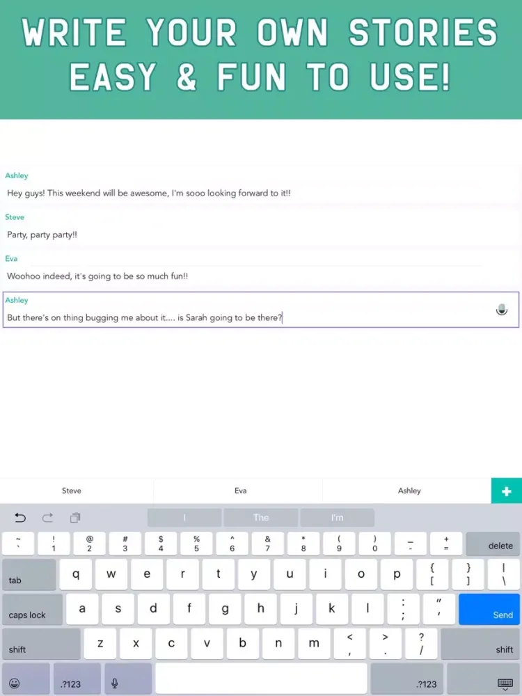 Скриншоты TEXTY: Chat Stories Text Story iPad 