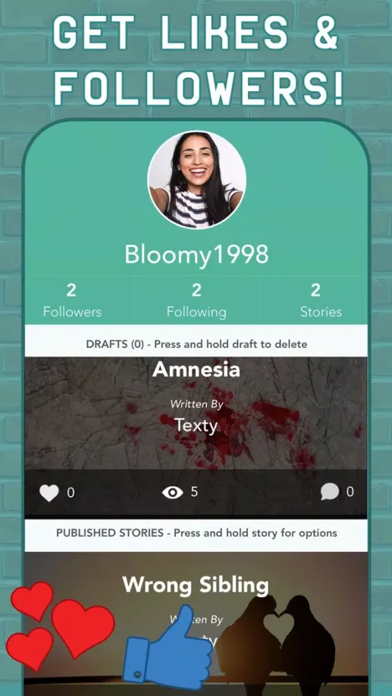 Скриншоты TEXTY: Chat Stories Text Story