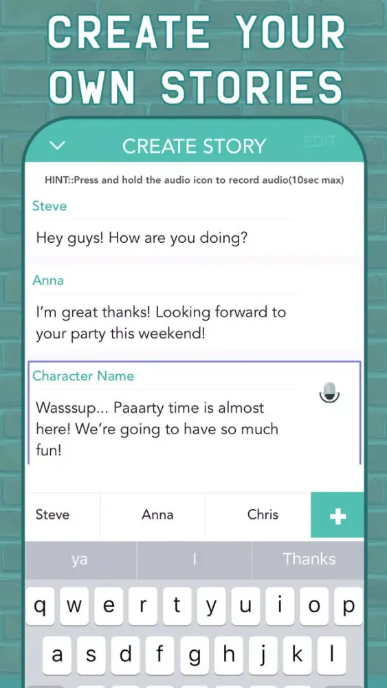 Скриншоты TEXTY: Chat Stories Text Story