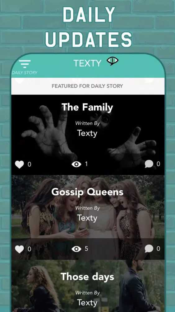 Скриншоты TEXTY: Chat Stories Text Story