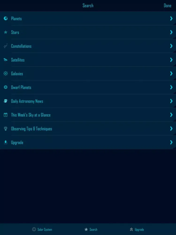 ภาพหน้าจอของ Star Gazer+ iPad 