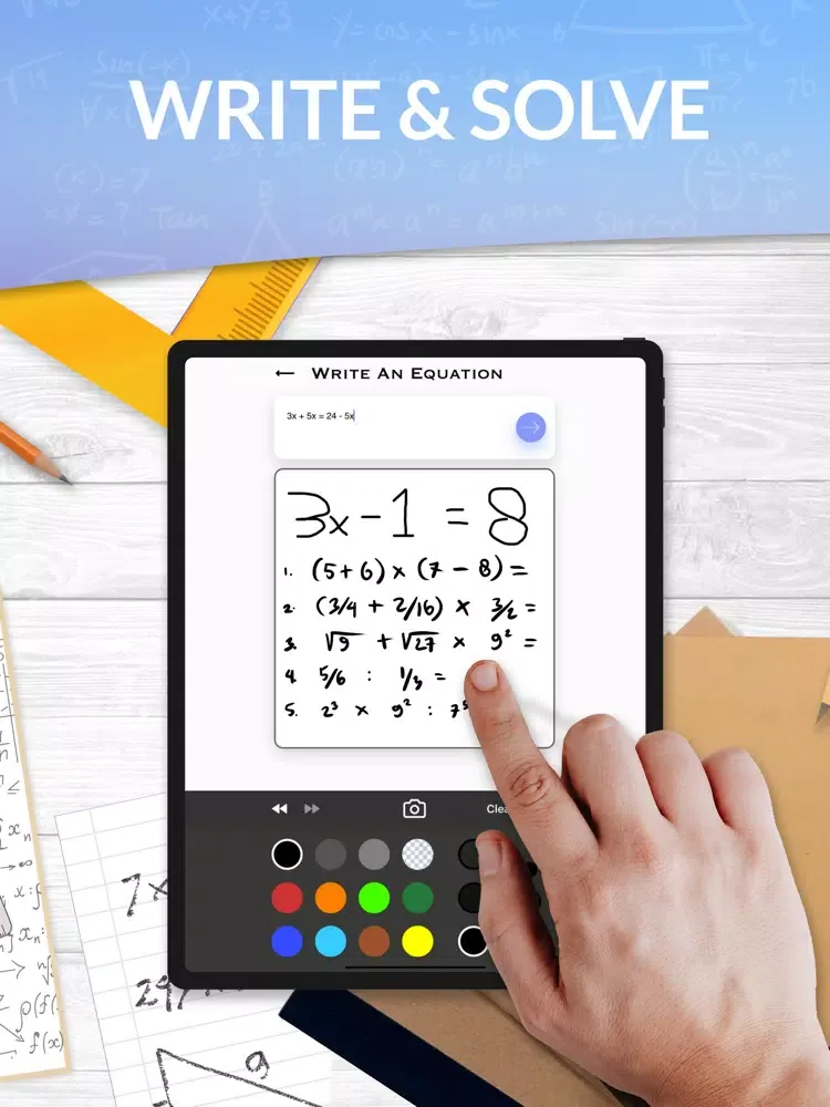 Tangkapan layar Math Answer Scanner+ iPad 