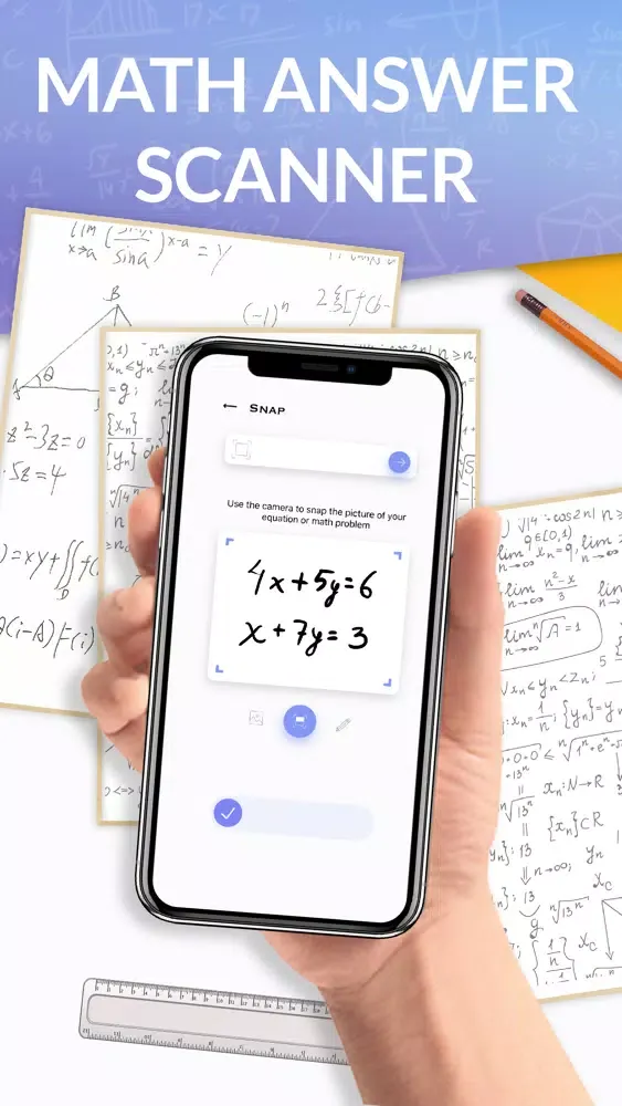 Tangkapan layar Math Answer Scanner+