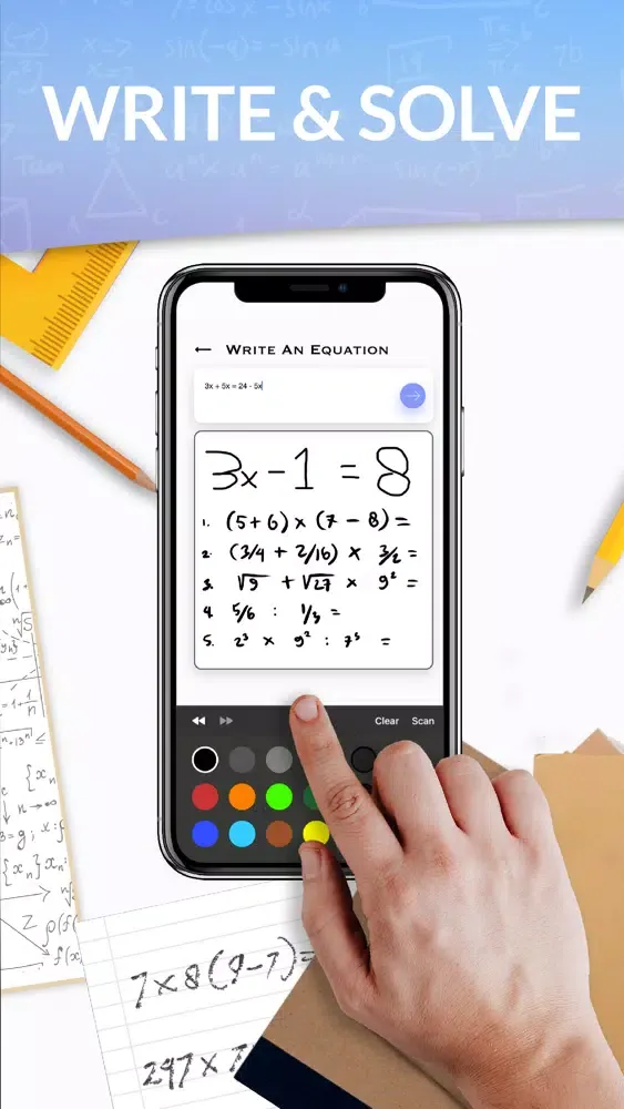 Tangkapan layar Math Answer Scanner+
