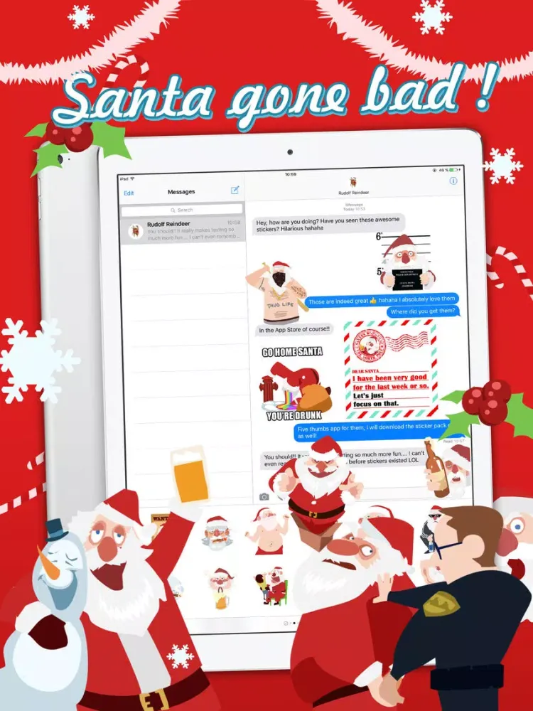 Shocking Santa Free - Santa Claus Gone Bad iPad  स्क्रीनशॉट