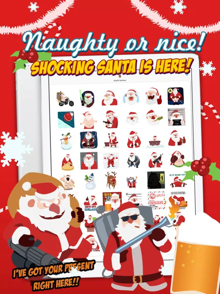 Shocking Santa Free - Santa Claus Gone Bad iPad  स्क्रीनशॉट