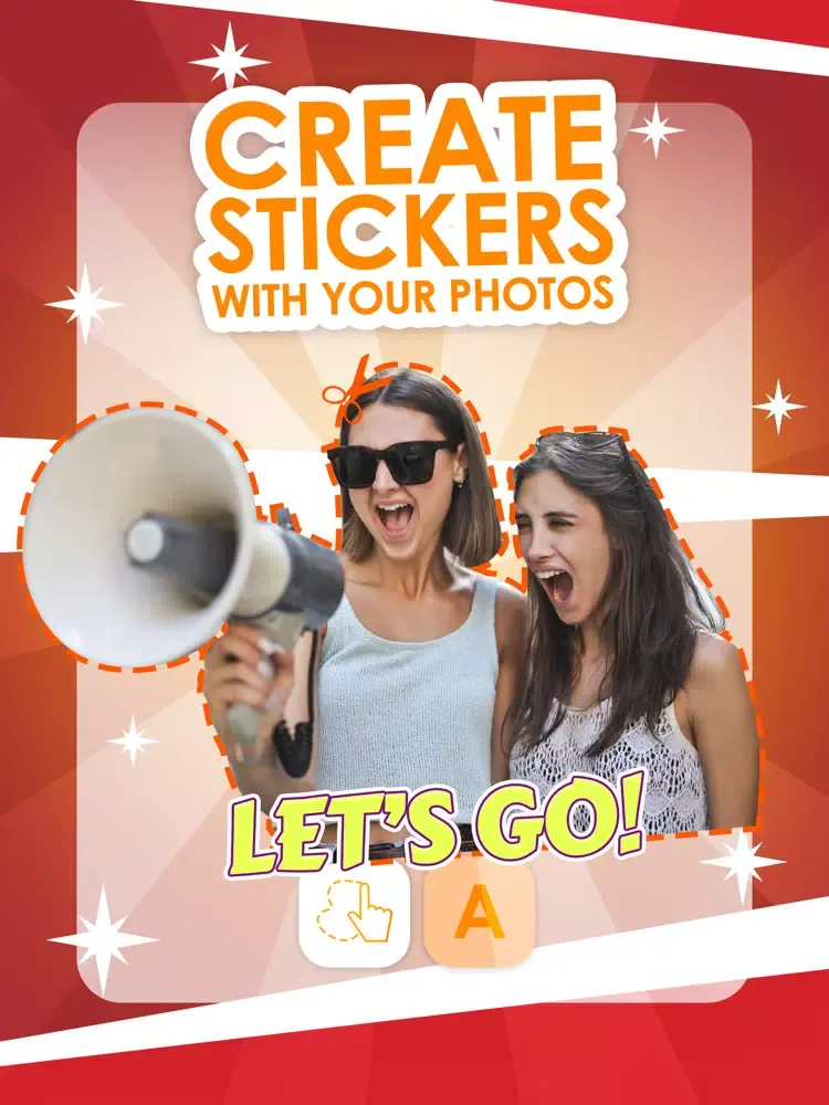 Sticker Maker* iPad 應用截圖