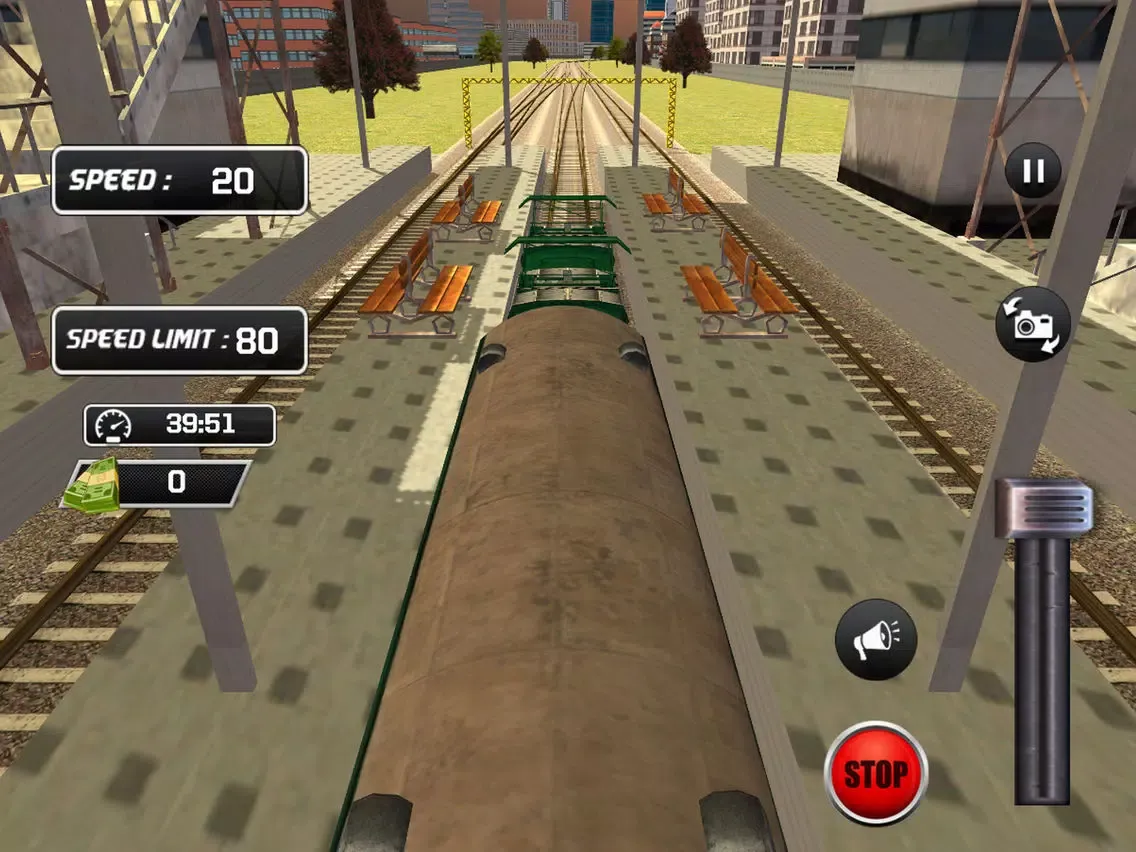 Captures d'écran de Indian City Train Drive 3D iPad 