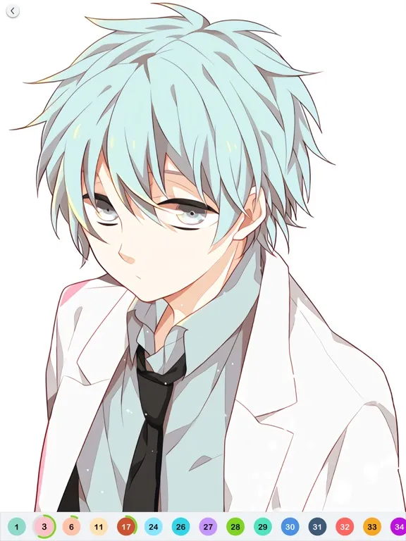 Capturas de pantalla de Anime Paint - Color By Number iPad 