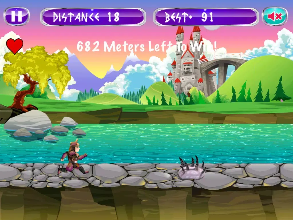ภาพหน้าจอของ Castle Illusion Warrior iPad 