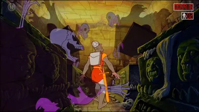 Capturas de tela do Dragon's Lair 30th Anniversary