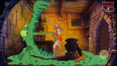 Capturas de tela do Dragon's Lair 30th Anniversary