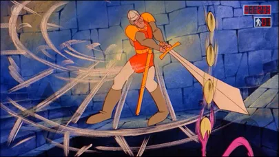 Capturas de tela do Dragon's Lair 30th Anniversary