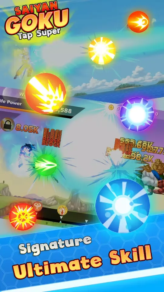 Saiyan Goku Tap Super Z應用截圖