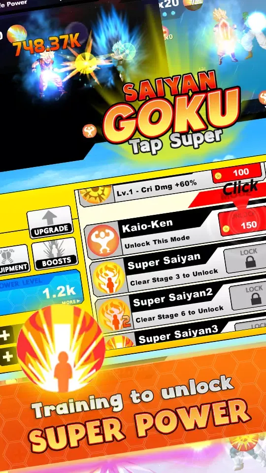 Saiyan Goku Tap Super Z應用截圖