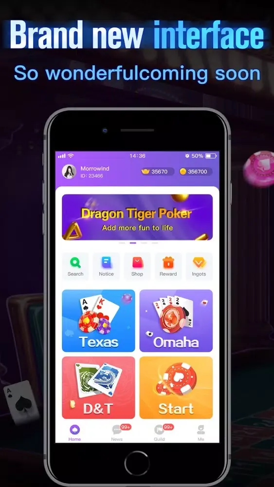 Captures d'écran de Dragon Tiger Poker:play now
