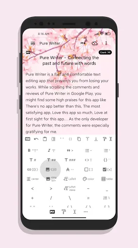 Tangkapan layar Pure Writer - Writing & Notes