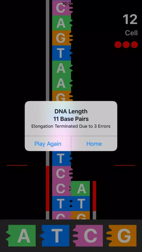 Screenshot di DNA Game