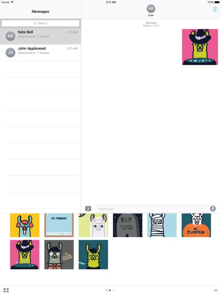 Screenshot di Ha-Llama-Ween iPad 