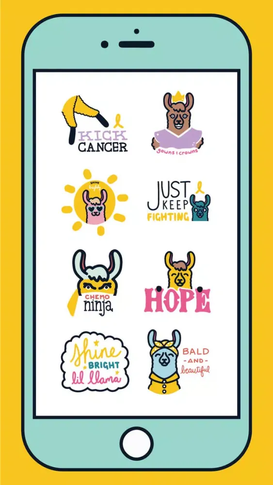 Capturas de pantalla de Kick Cancer With Drama Llama