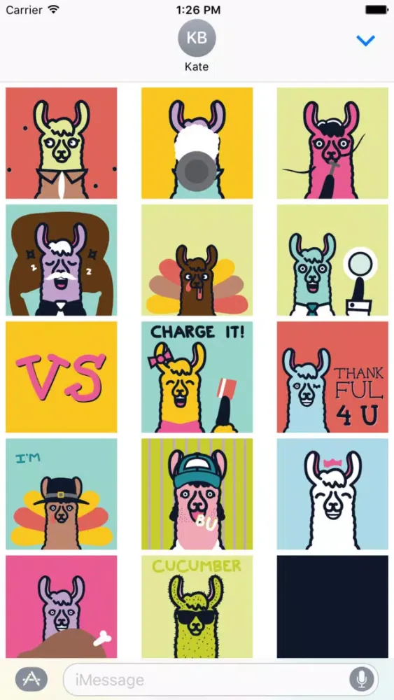 Zrzuty ekranu Llama-Vember