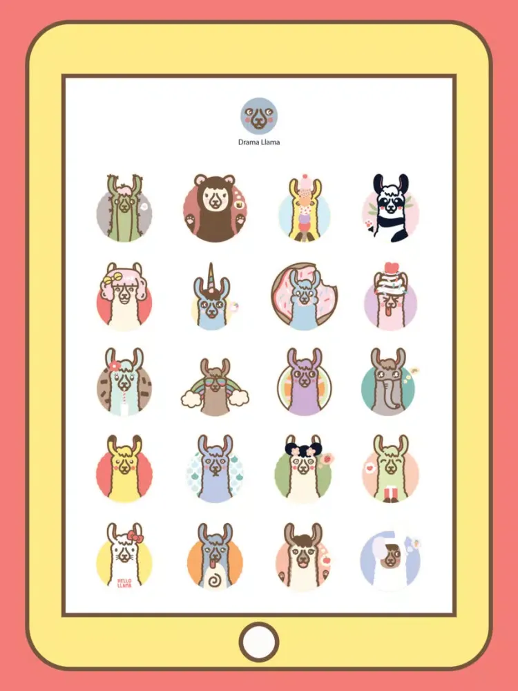 Llamaii Kawaii iPad  স্ক্রিনশট