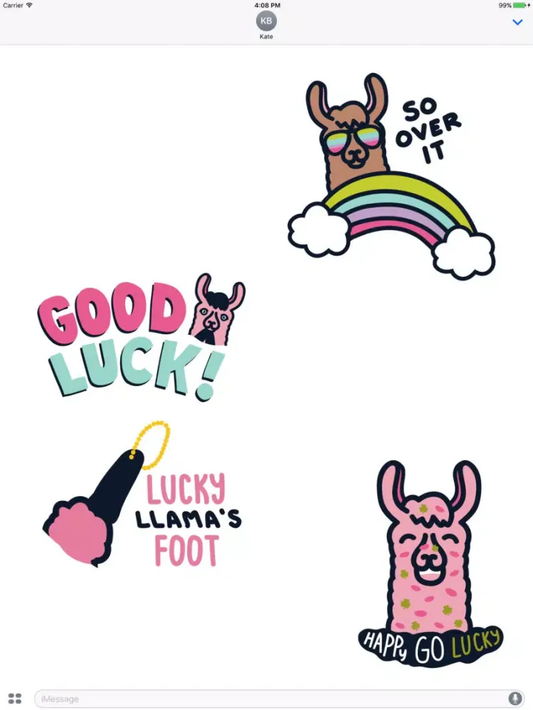 Скриншоты Luck O' The Llama - St. Patrick's Day iPad 